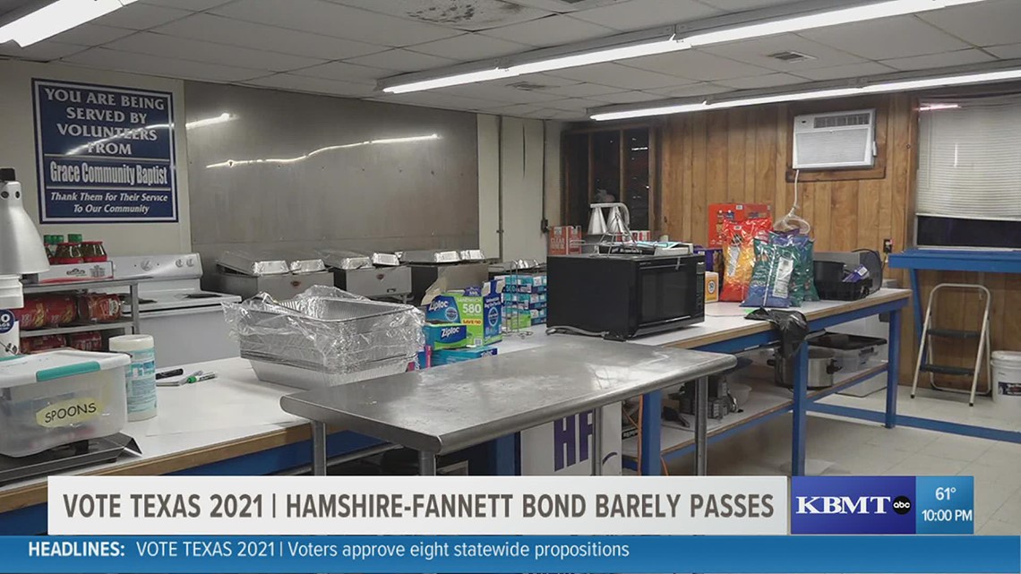 Voters narrowly pass $1.48M bond to build new concession stand at Hamshire-Fannett ISD stadium
