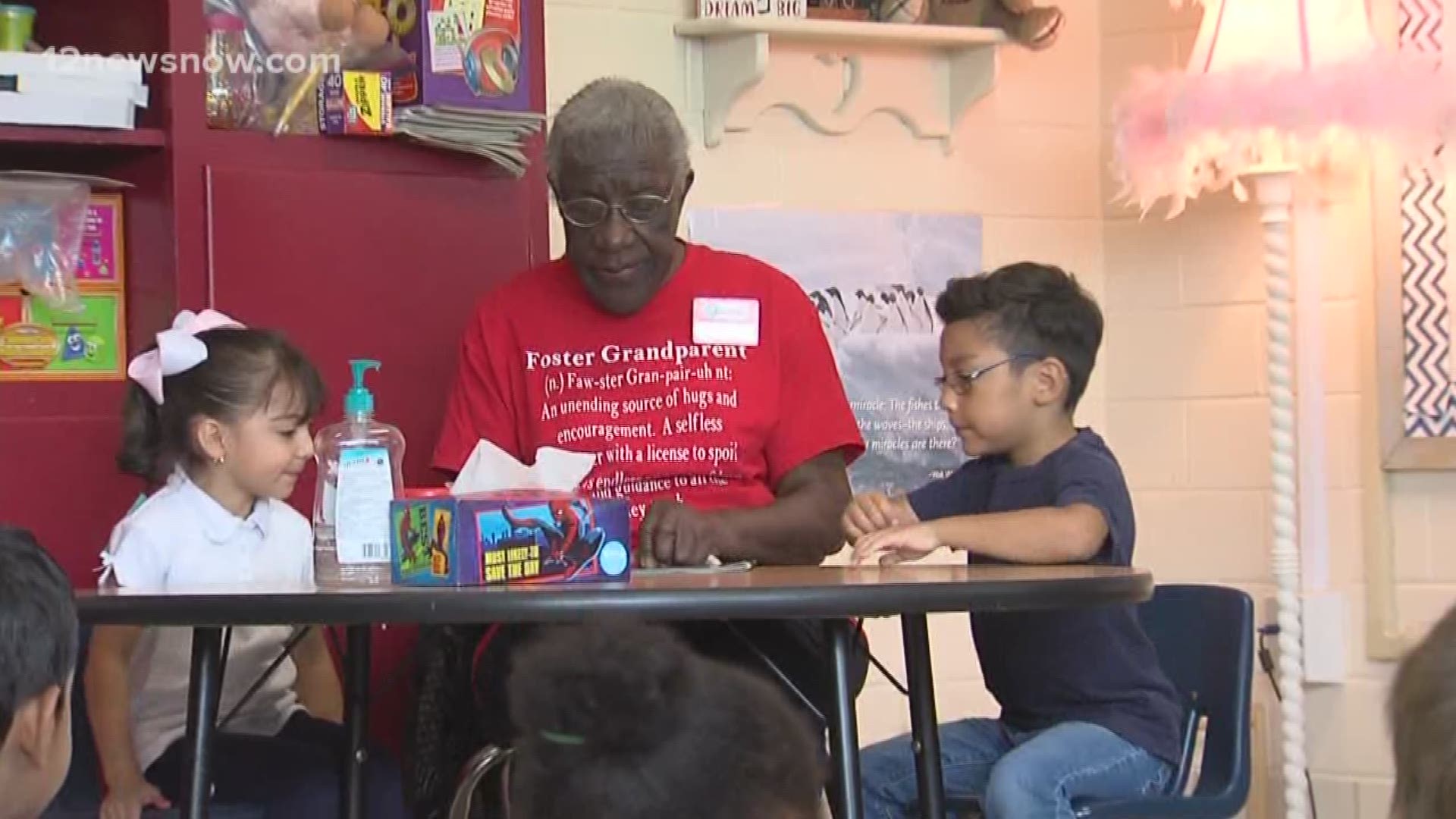 What's right in Southeast Texas this week is the Beaumont foster grandmother who has volunteered for ten years in a Beaumont pre-k classroom.pp