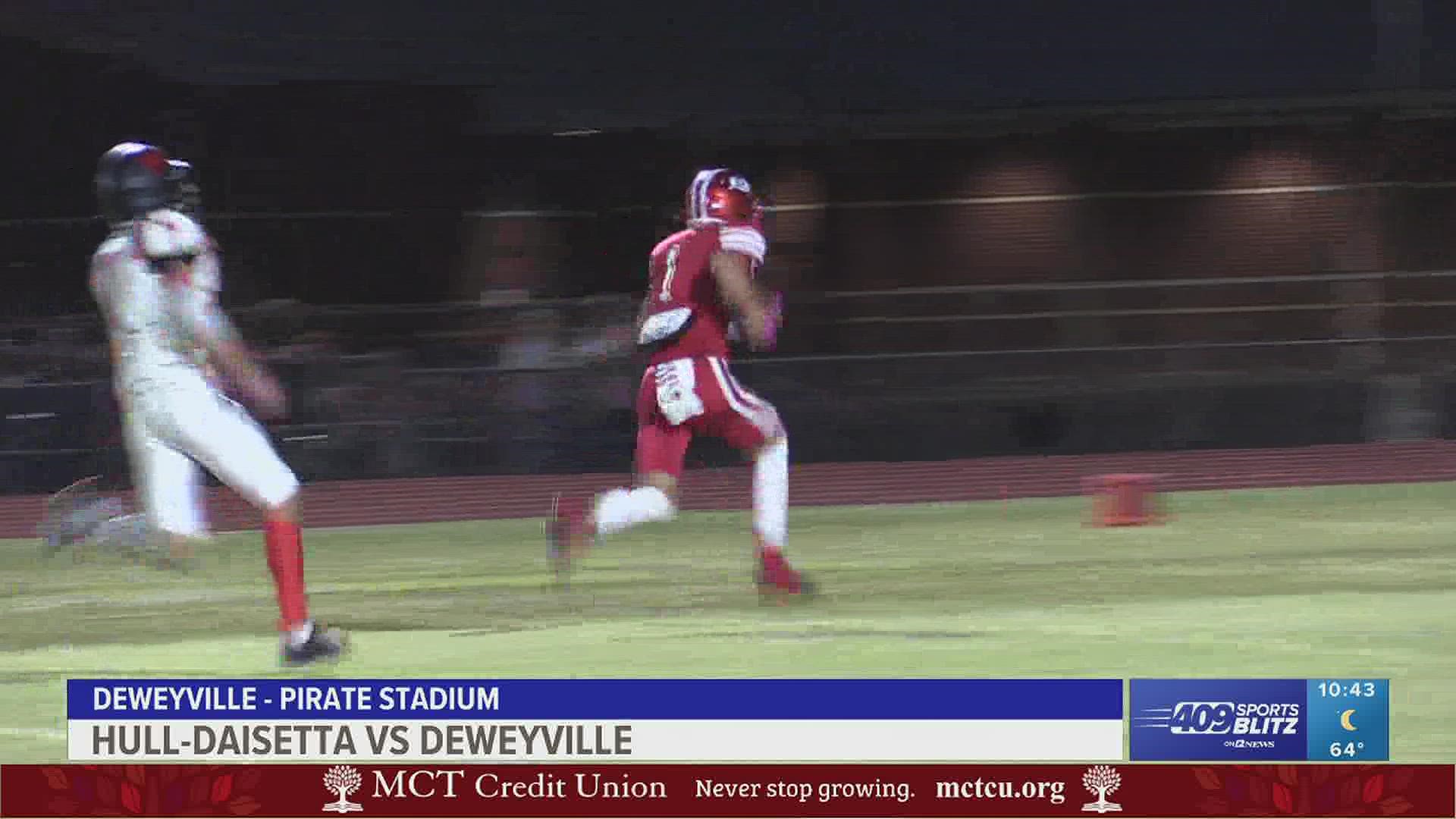 Deweyville High School gets the win against HullDaisetta 62 22