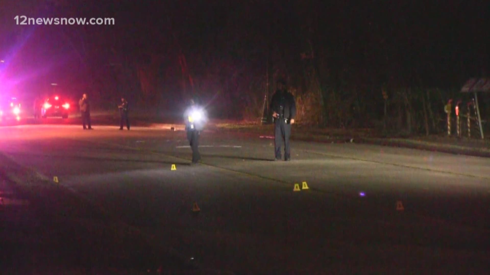 Man walking with a friend in Beaumont shot in chest in drive-by shooting