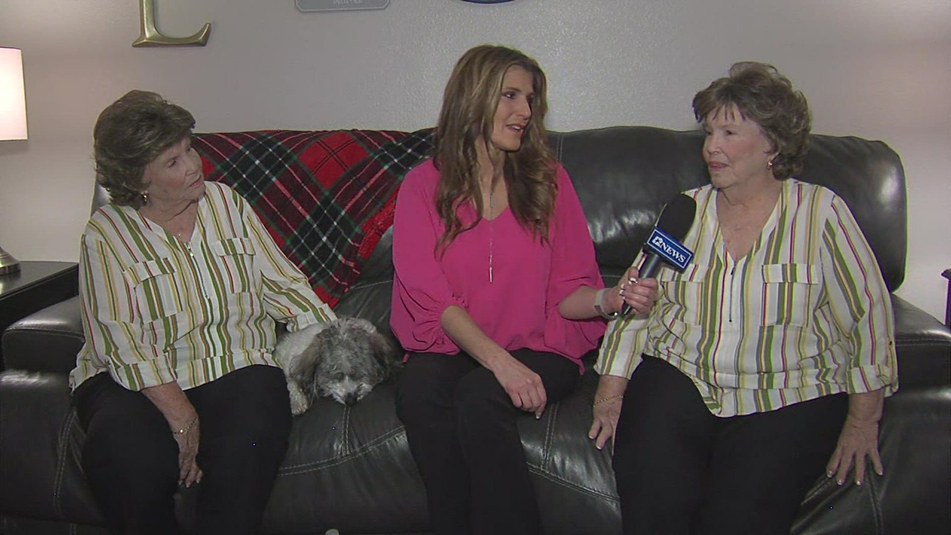 Sunday is National Twin Day so today Tracy Kennick is celebrating early with a pair of Southeast Texas women who have been twinning for 80 years.