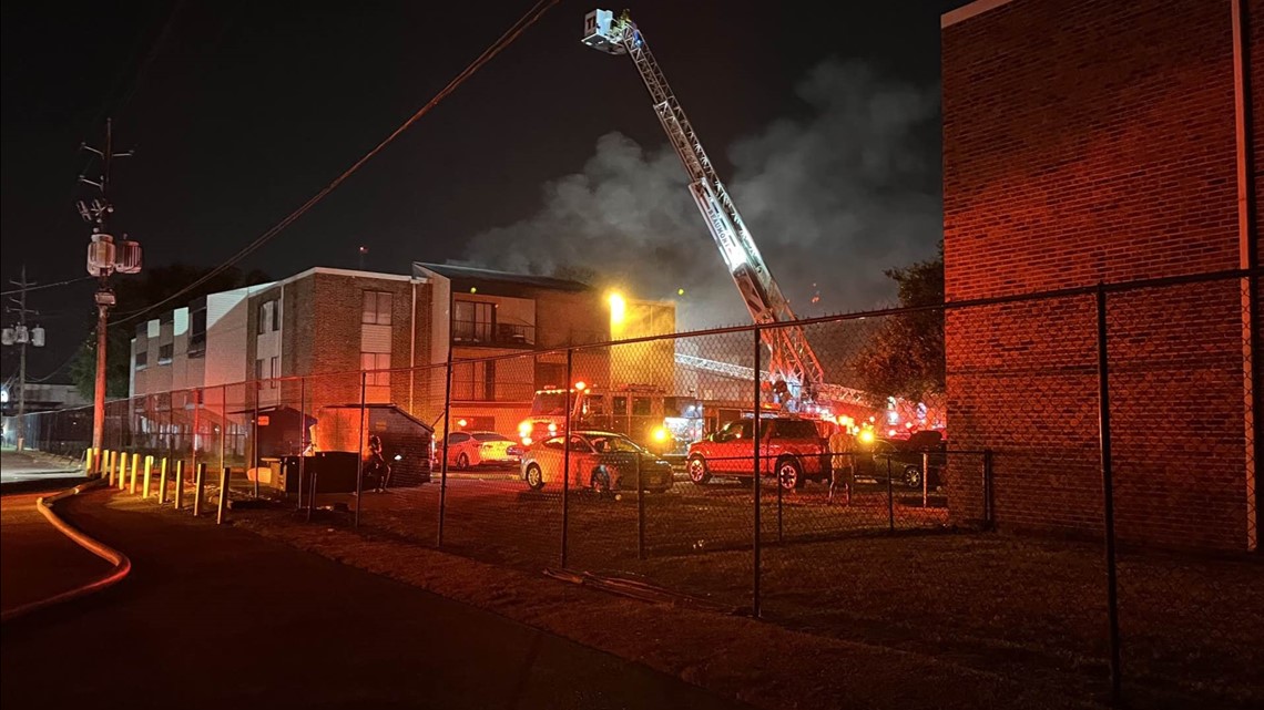Fire at Beaumont apartments Monday morning