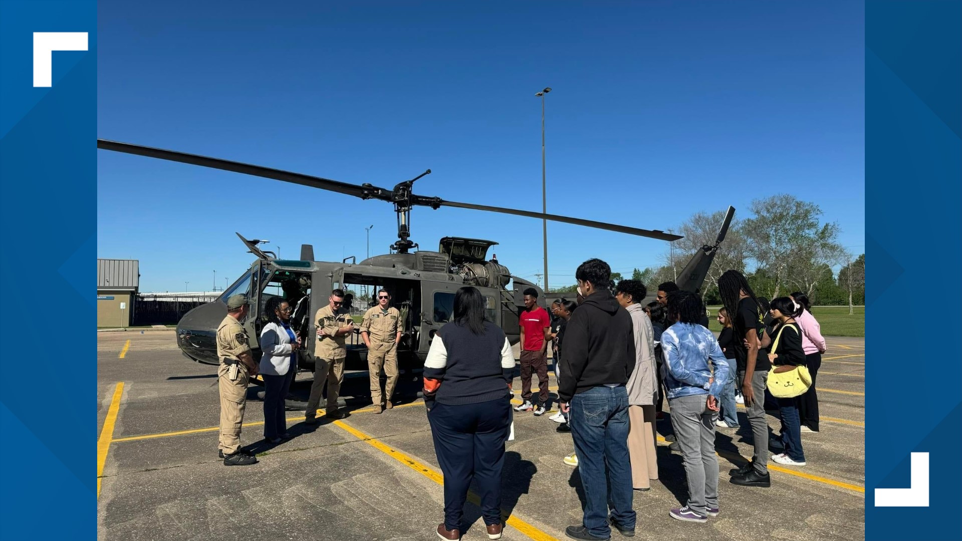 Beaumont United and Westbrook High Schools take JCSO field trip