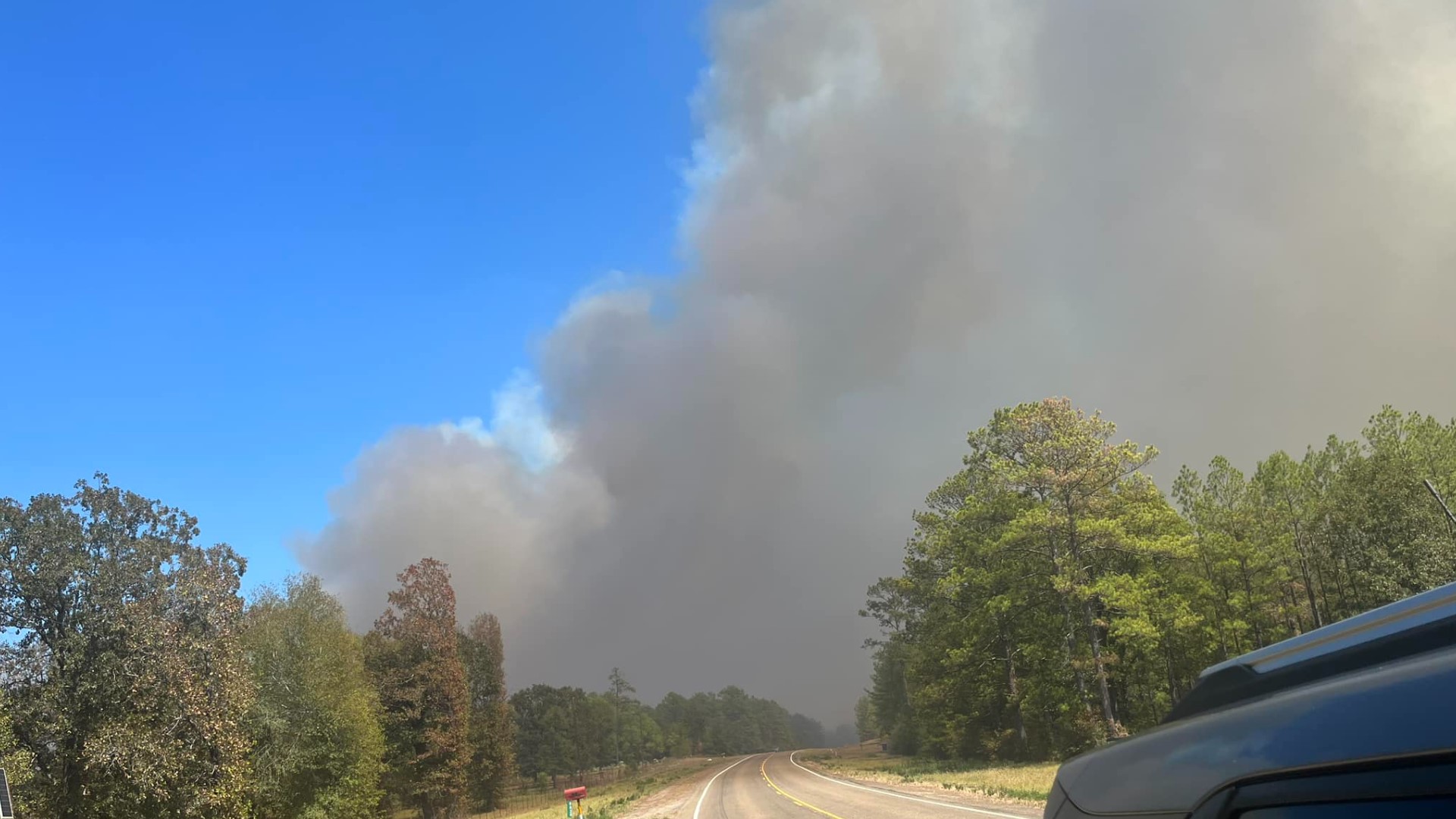 Tyler County Emergency Manager Ken Jobe says roughly 20 to 30 homes were evacuated. No structures were lost and no injuries were reported.