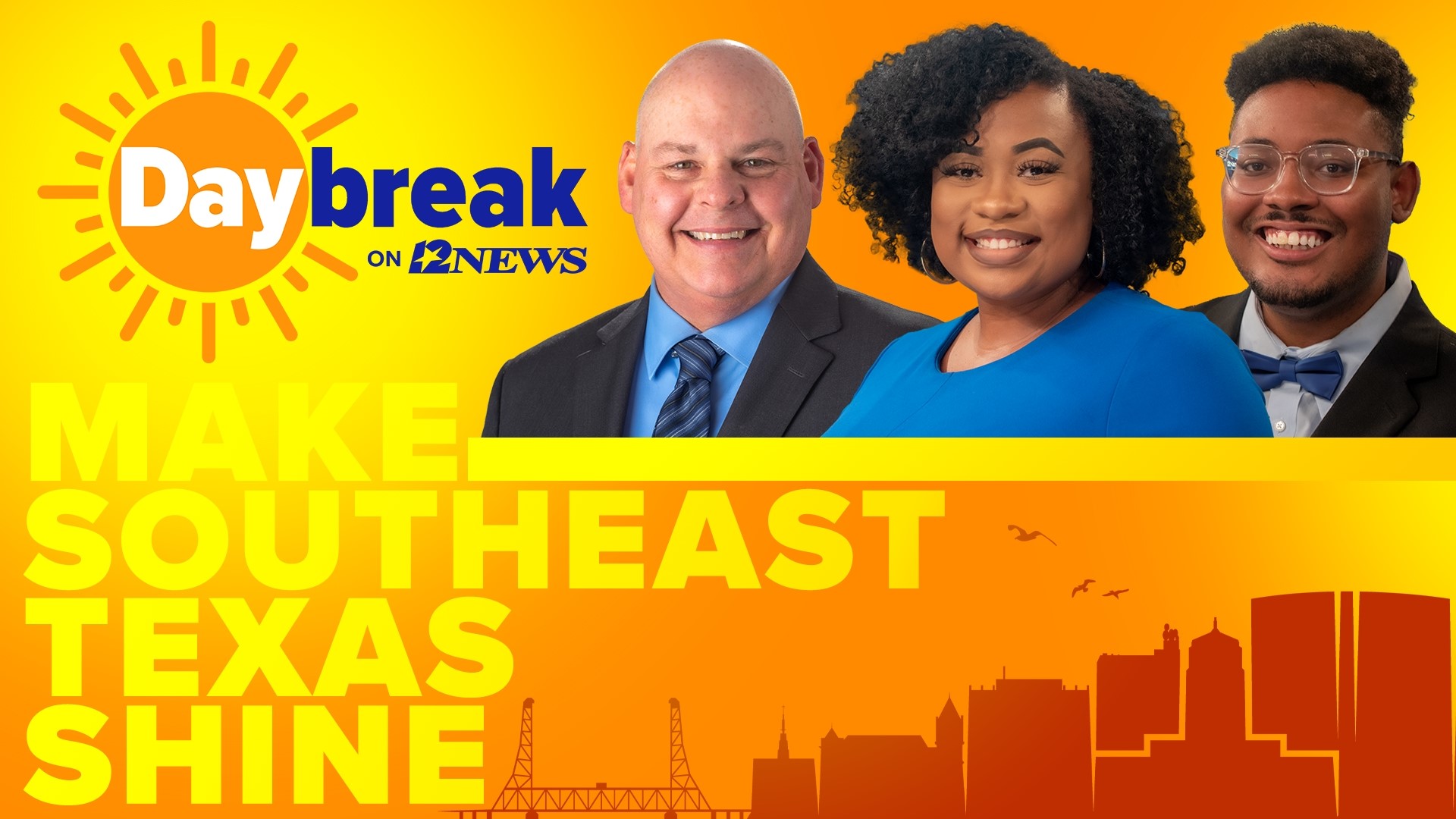 Southeast Texas morning newscast featuring breaking overnight news, local weather and traffic updates. Putting Southeast Texas First.