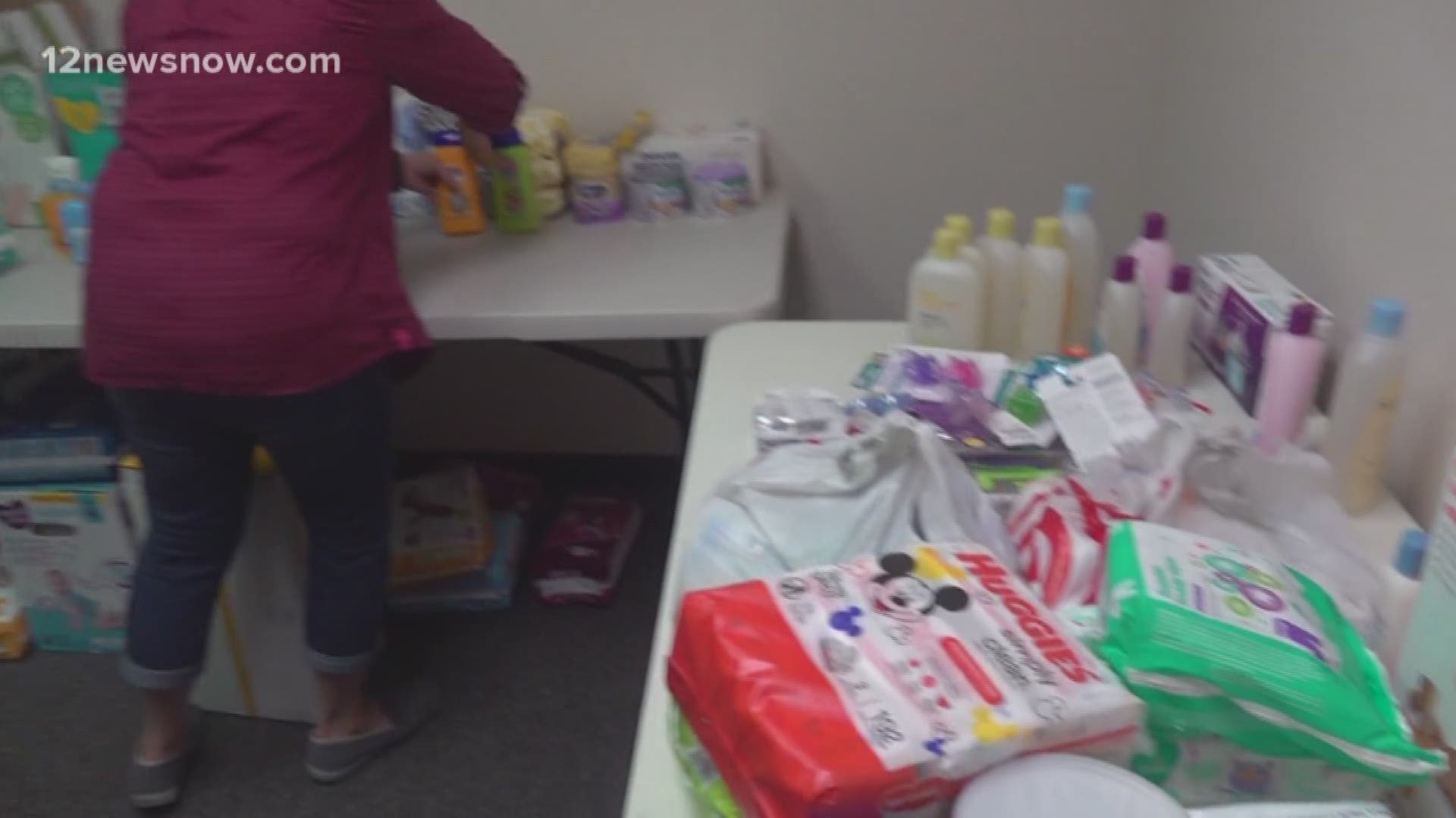 Gift cards, diapers, baby items, car seats and body care items are all needed.