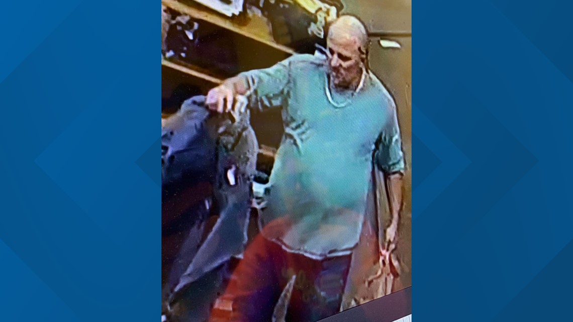 Police searching for suspect accused of stealing from Cavender's ...