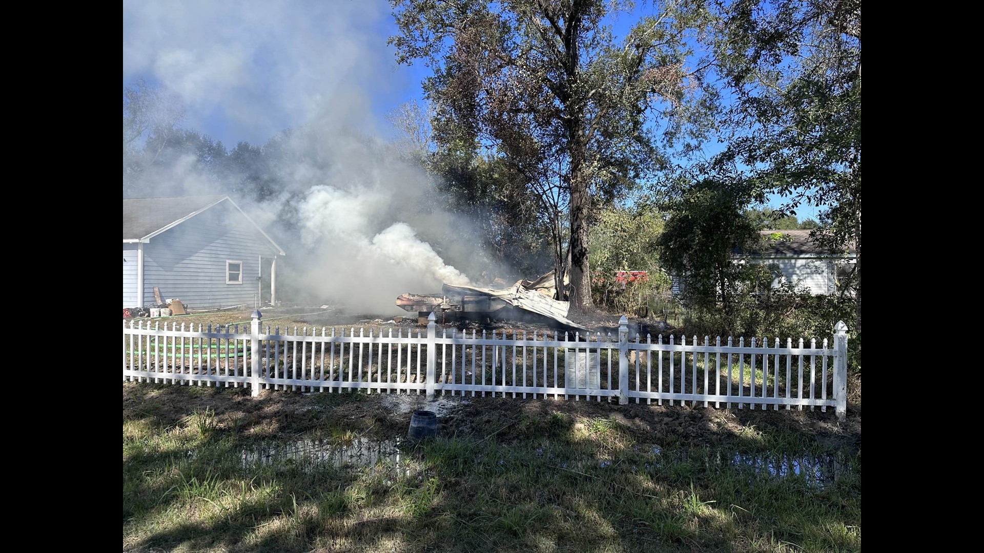 Mobile home in Orange County a total loss after fire | 12newsnow.com