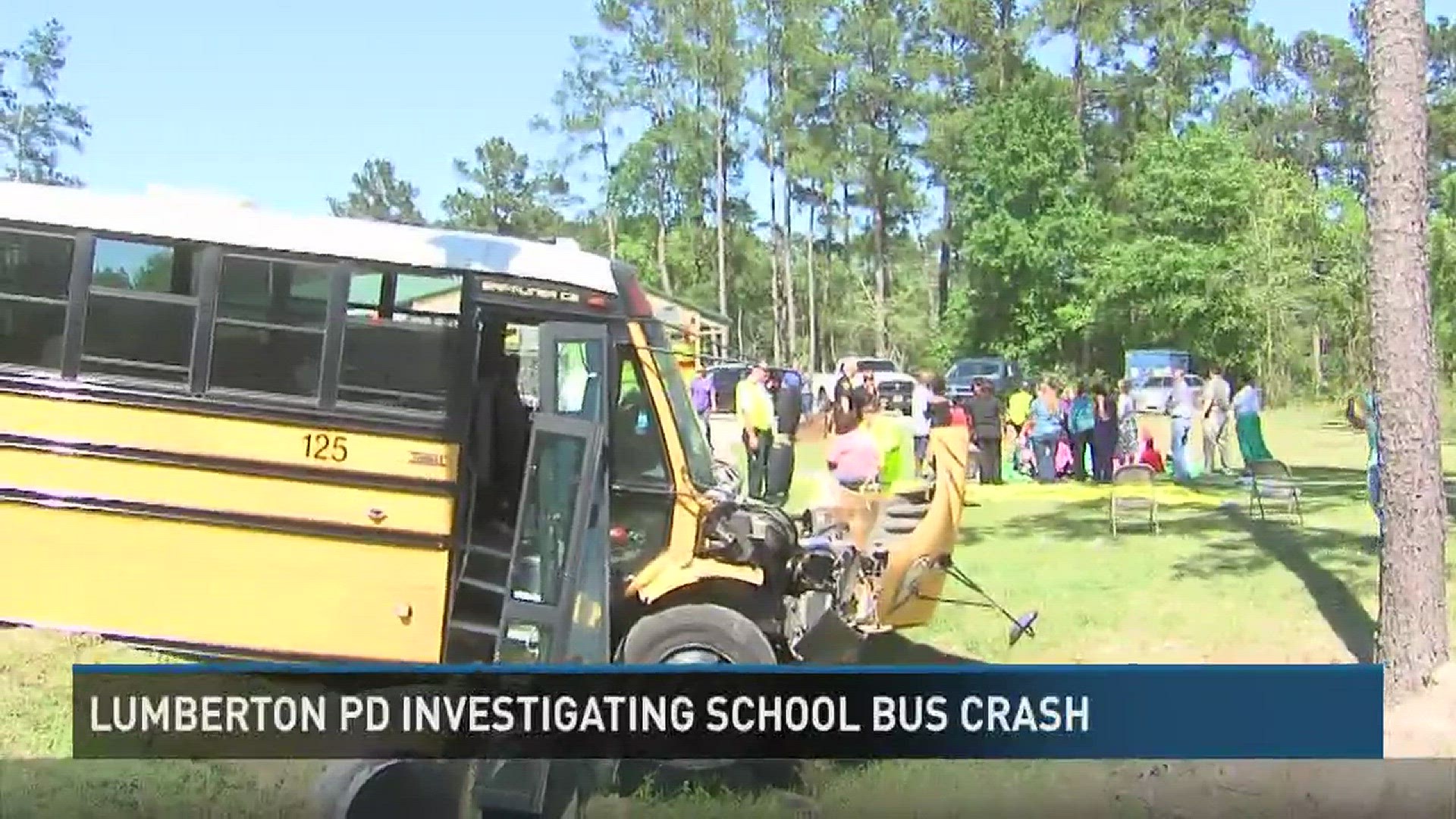 A Beaumont school bus carrying elementary students back from a field trip was involved in a wreck with with a Dodge pick-up truck and a big rig tractor Wednesday afternoon in Lumberton.