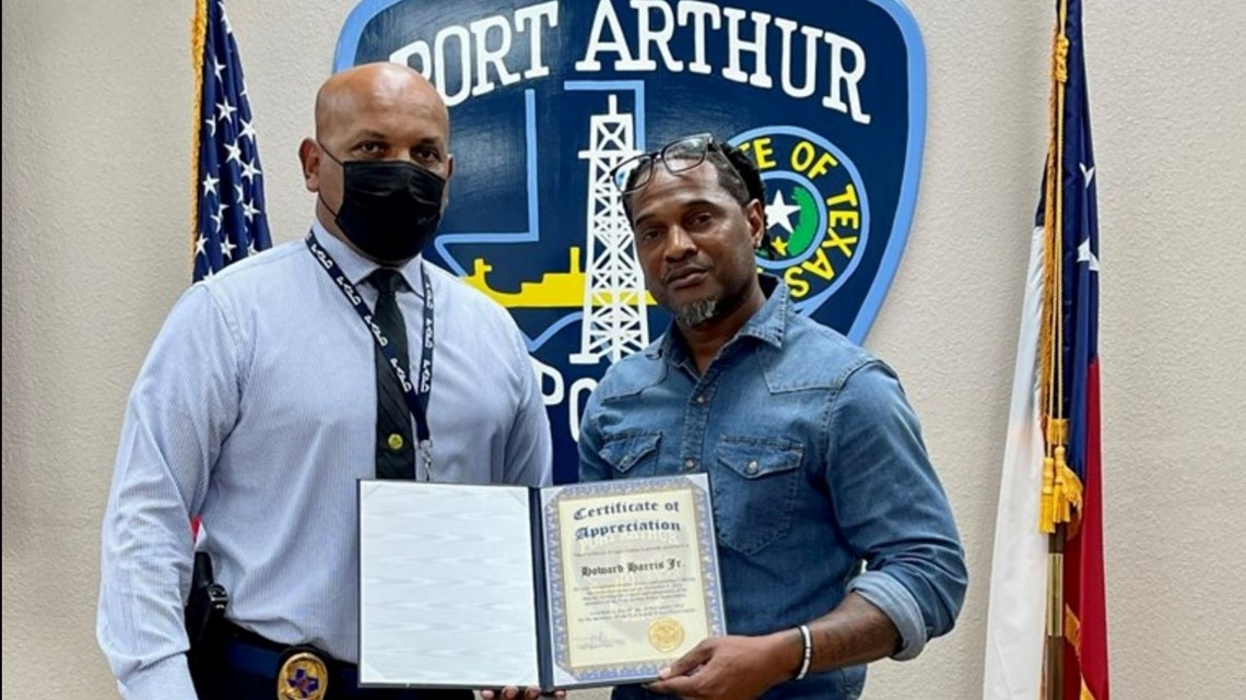 Port Arthur man recognized for helping to find family of child ...