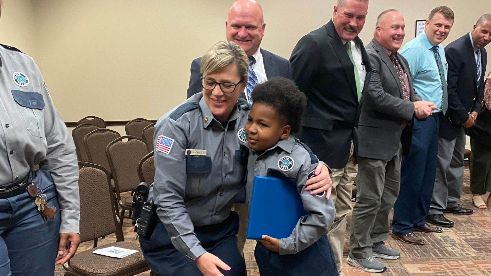 Devarjaye Daniel sworn in as TDCJ correctional officer