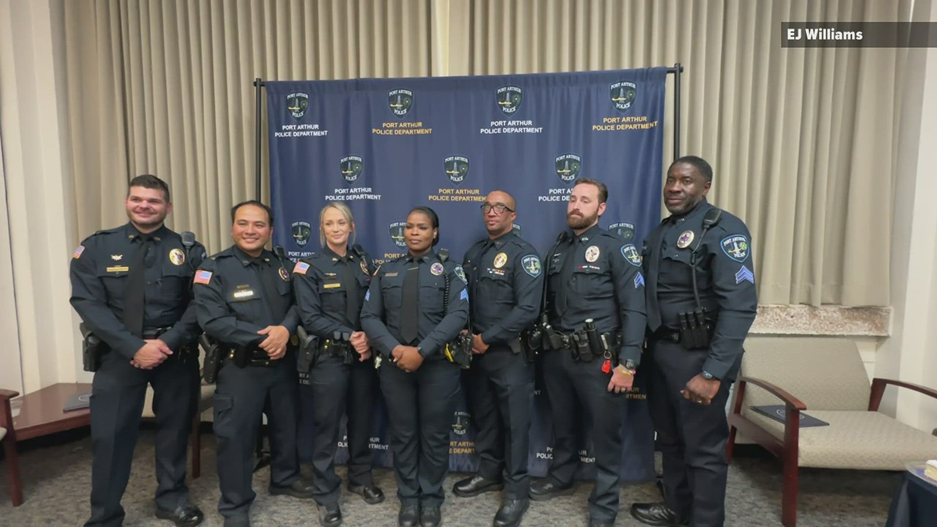 Two new cadets and a Crime Technician were sworn in.