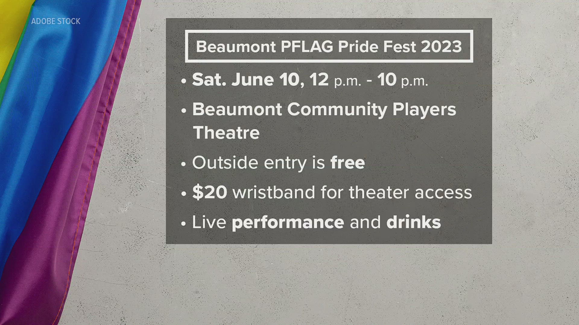 PFLAG kicks off Pride Month 2023 events with Pride Fest Pre Party in Beaumont