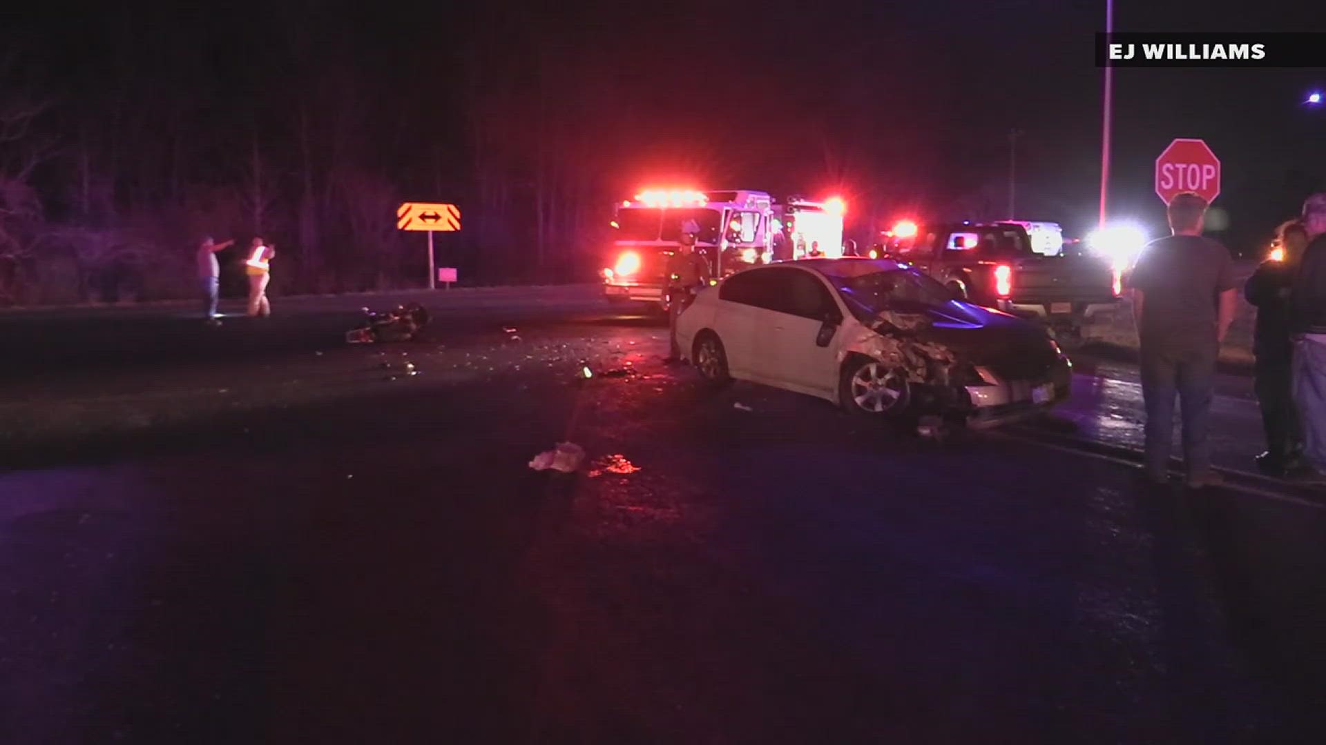 Texas DPS is investigating after three people were injured in a multi-vehicle wreck on Highway 62 near Mauriceville, Lt. Chuck Havard told 12News.