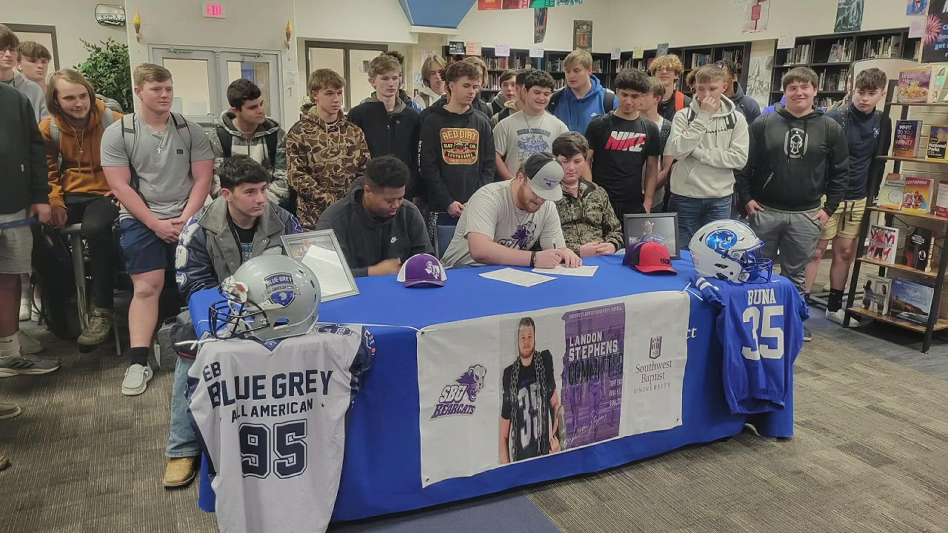 Local athletes put pen to paper on National Signing Day