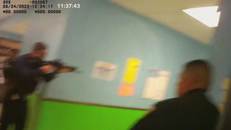 Body cam footage from 7 officers shows police response to deadly school shooting in Uvalde