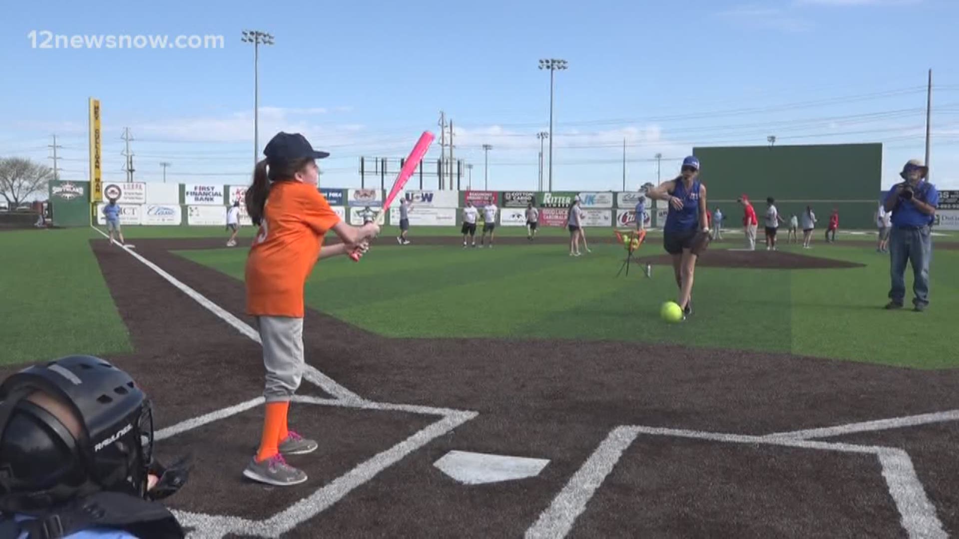 Boys and girls of all ages kicked off their baseball season on the turf Saturday.