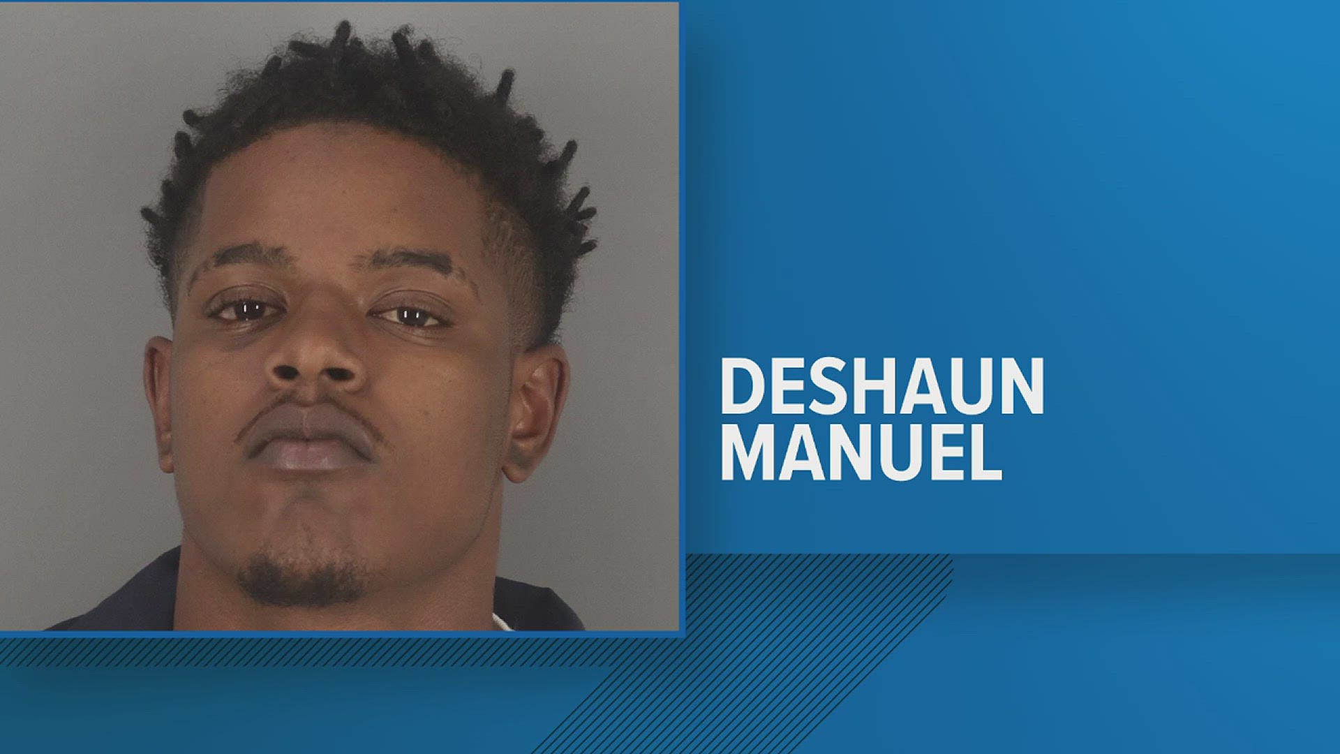 Deshaun Tremaine Manuel, 25, is accused of fatally shooting Jacoby Jackson, 25, in the head and the back.