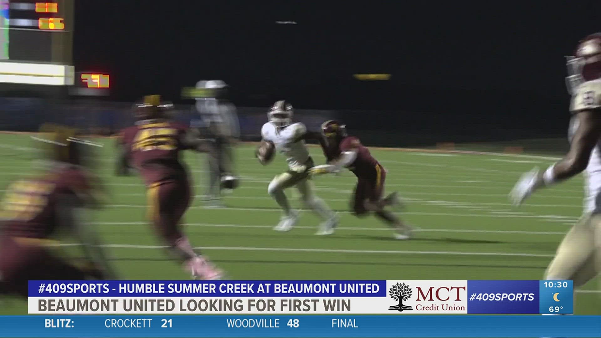 Beaumont United High School topples against Summer Creek 47 2