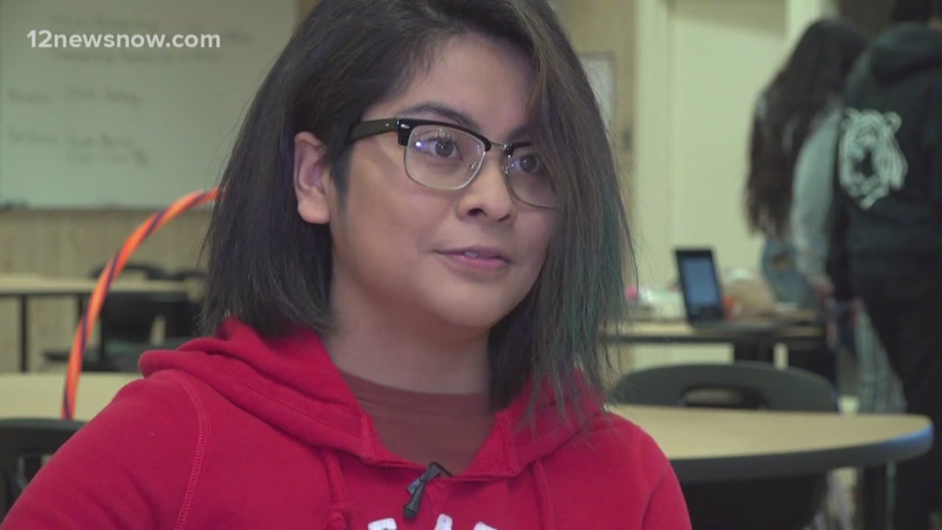 Lizbeth Trujillo and her teacher are working to break down walls and show young women that they can do it.