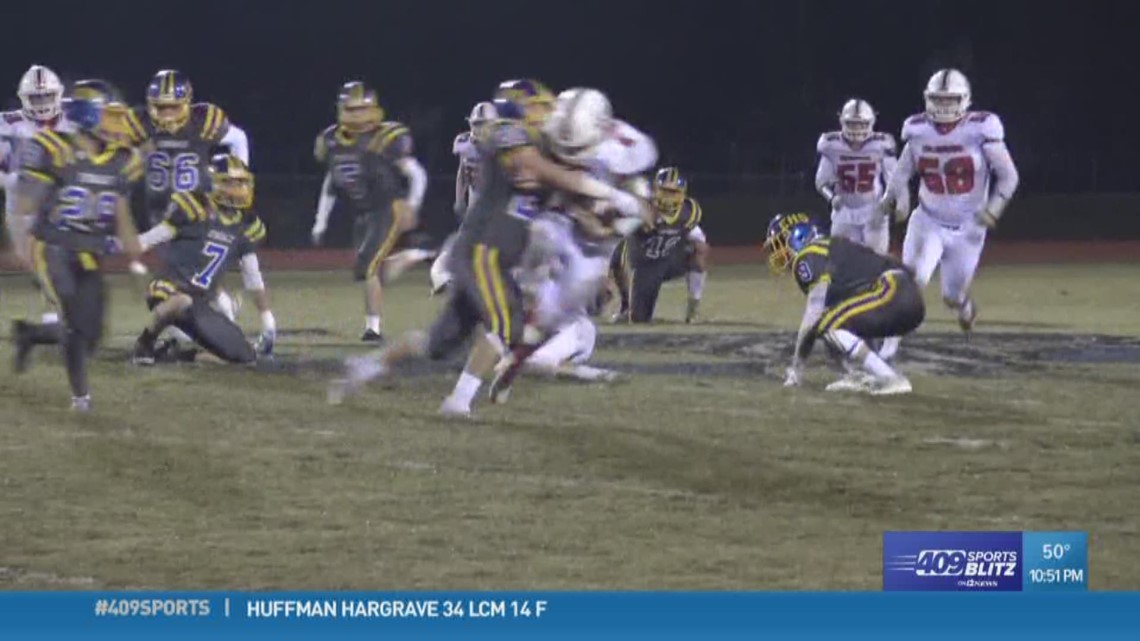 Evadale High School's Tyler Ferguson makes the week 10 Hit of the Week