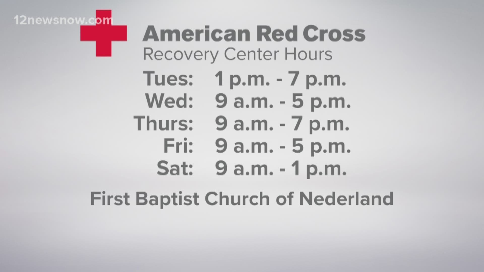 The Red Cross is setting up a recovery center to help you connect with resources after the TPC facility explosions