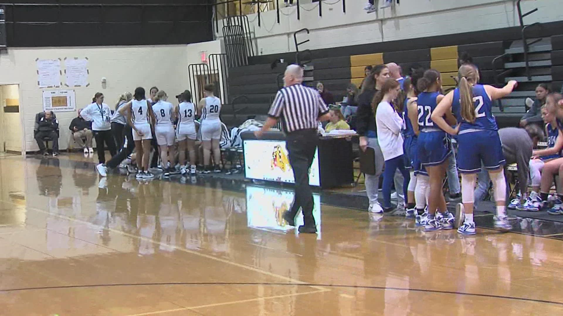 Nederland goes (1-1) during opening day of Lady Bulldog Classic