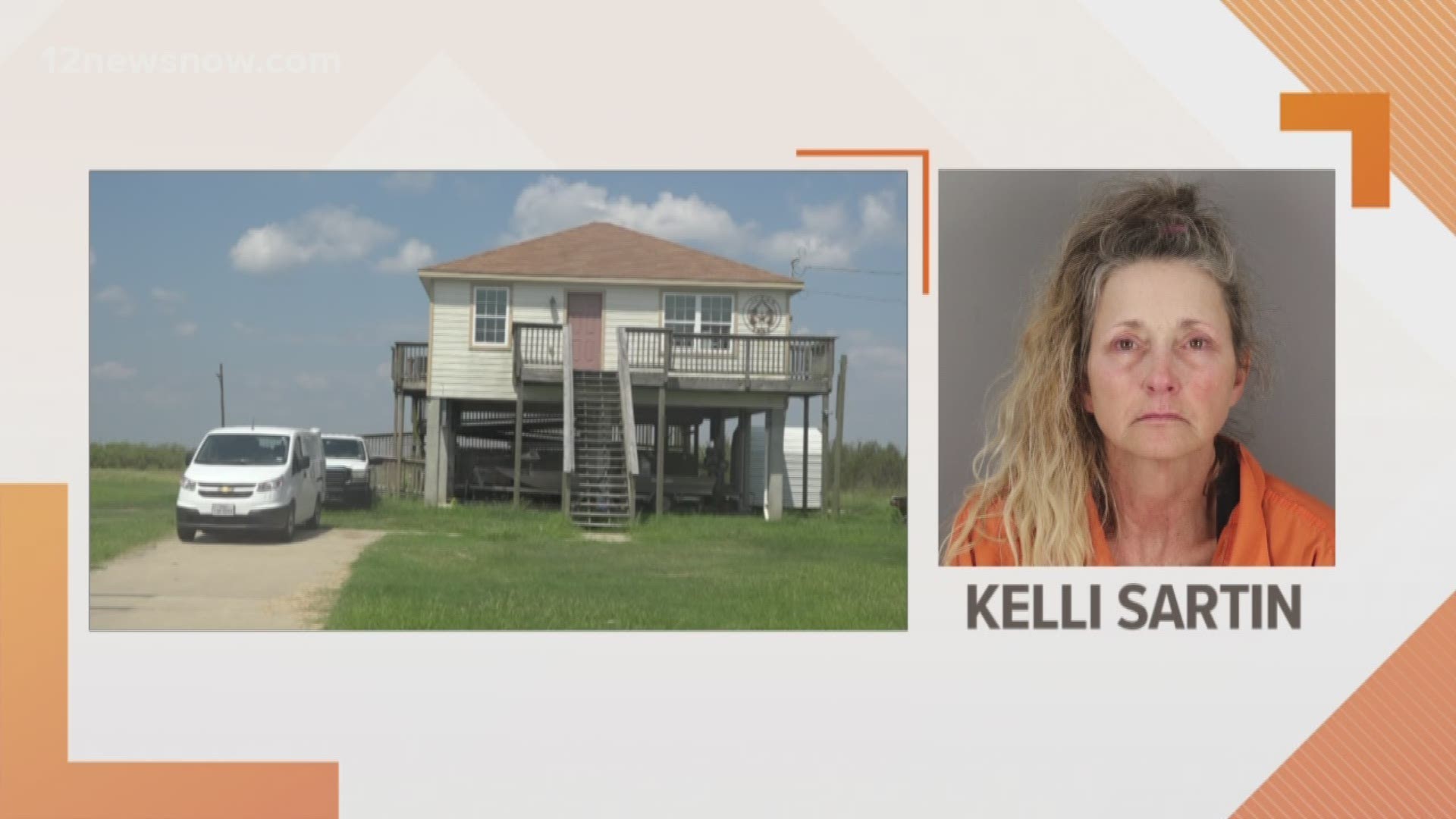 A woman accused of murdering her father in Sabine Pass is set to make a plea next week.
Kelli Sartin is facing murder charges in connection with her father's death.