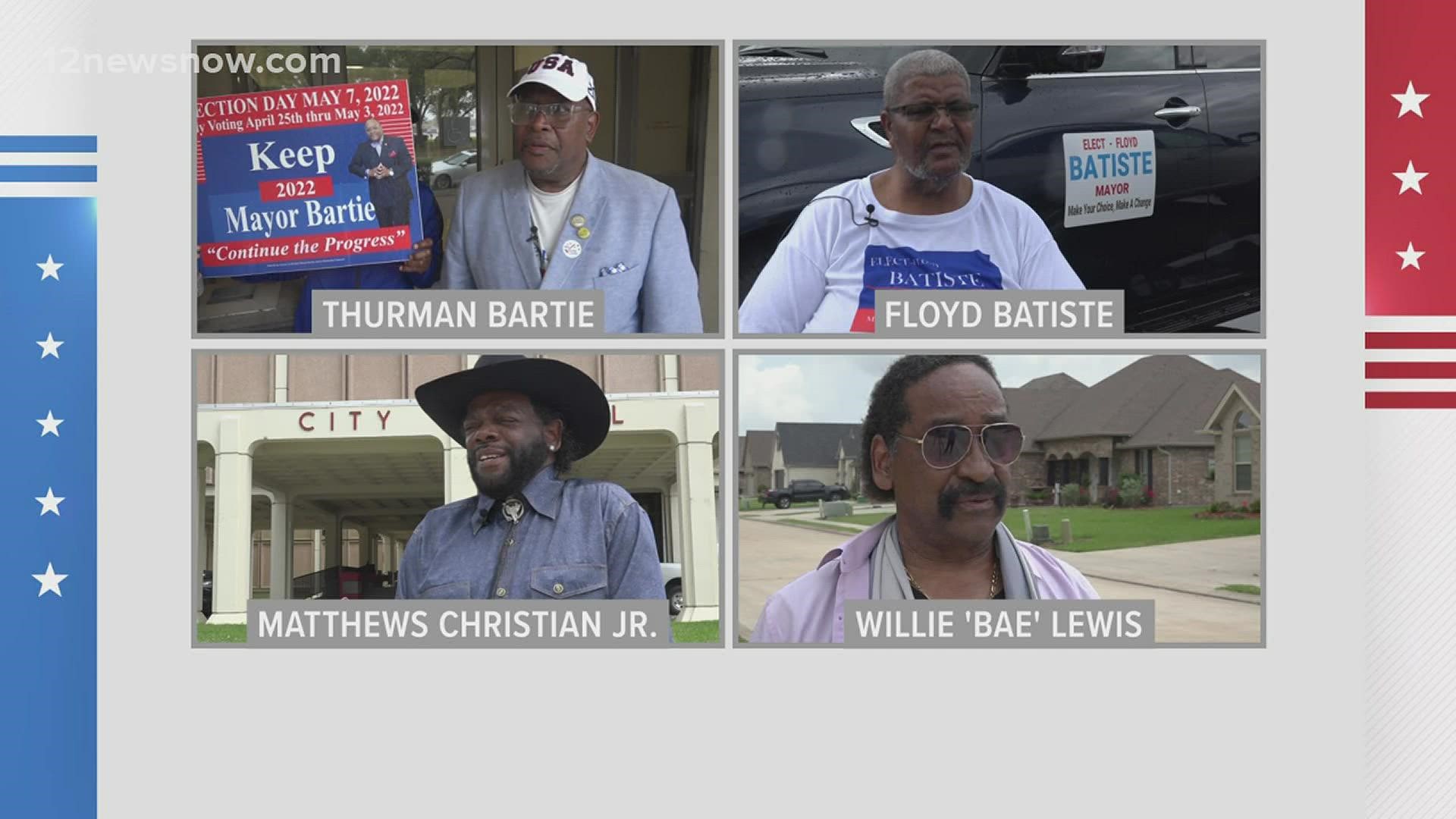 Four candidates are running for Port Arthur mayor this election.