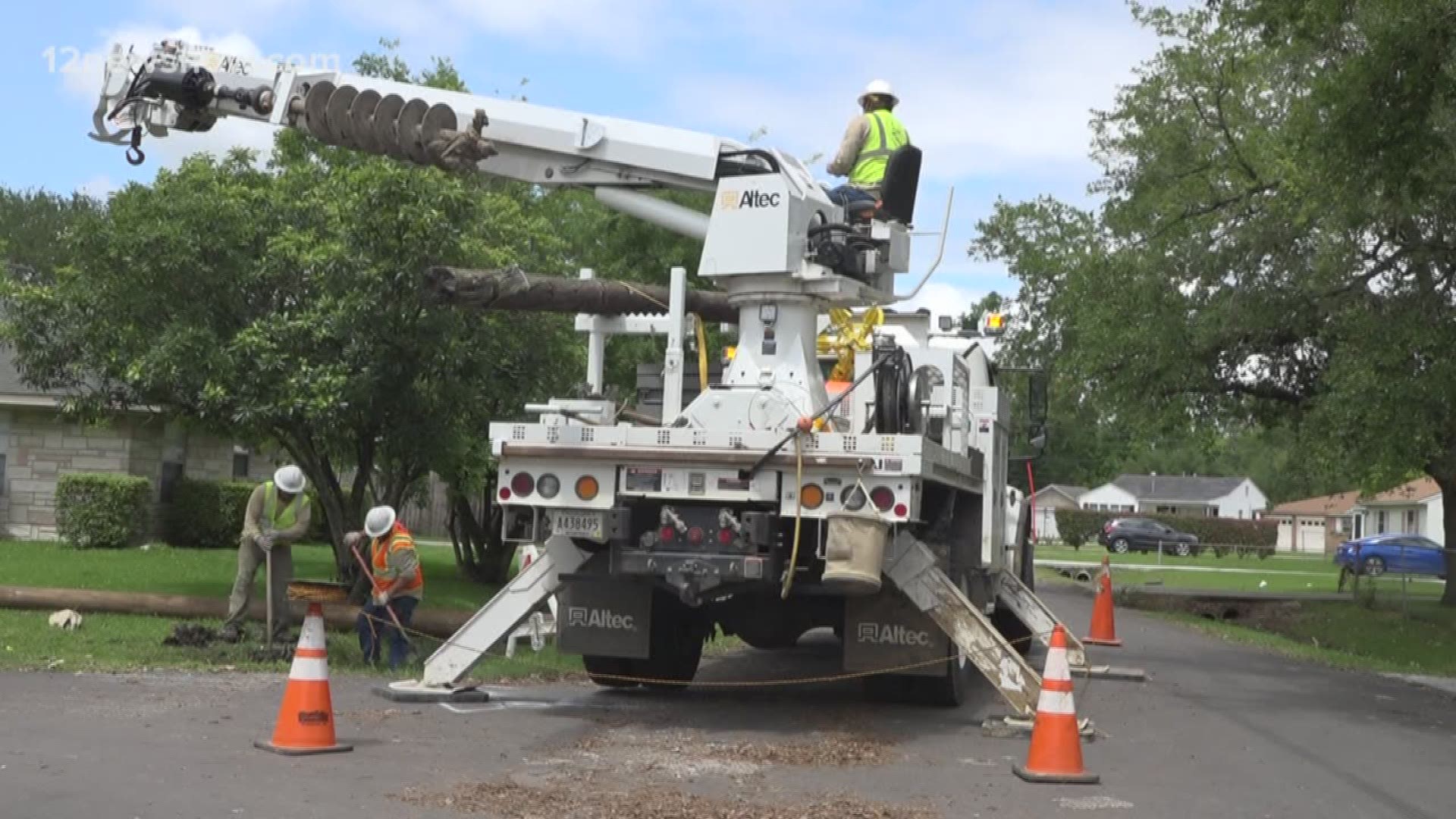 Rita Salinas says she has been without power since Friday. She expects her power to be back on by Tuesday.