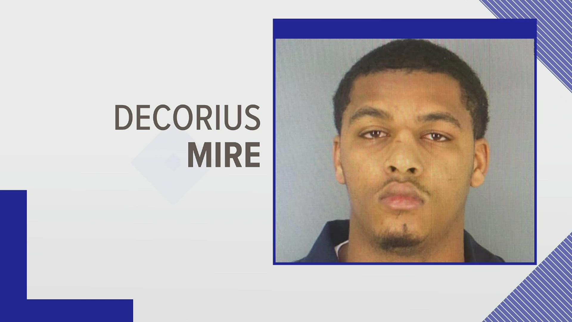 Decorius Mire filmed the cats torture and death on his cell phone and posted the video to his social media accounts.