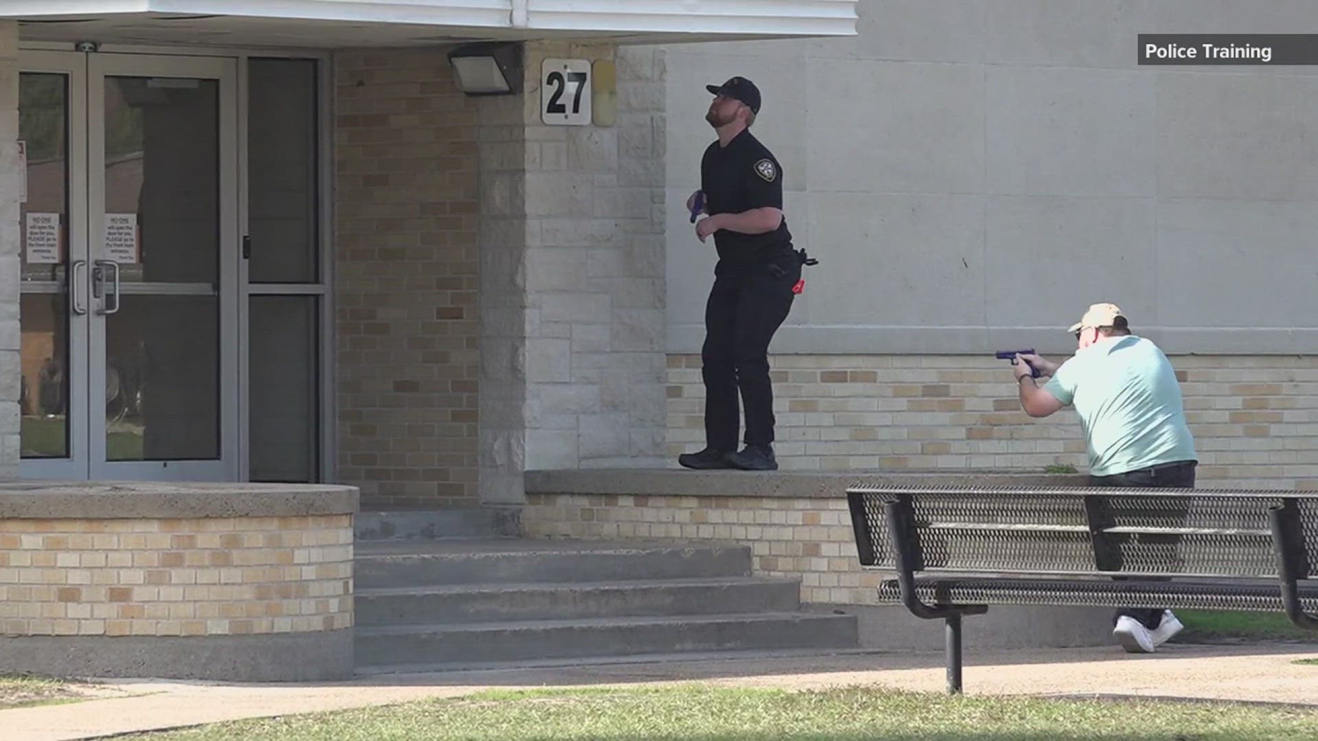 ​Some Groves firefighters and Port Neches Fire Chief Eloy Vega have chosen to be dual-certified, meaning they can aid law enforcement in active shooter situations.