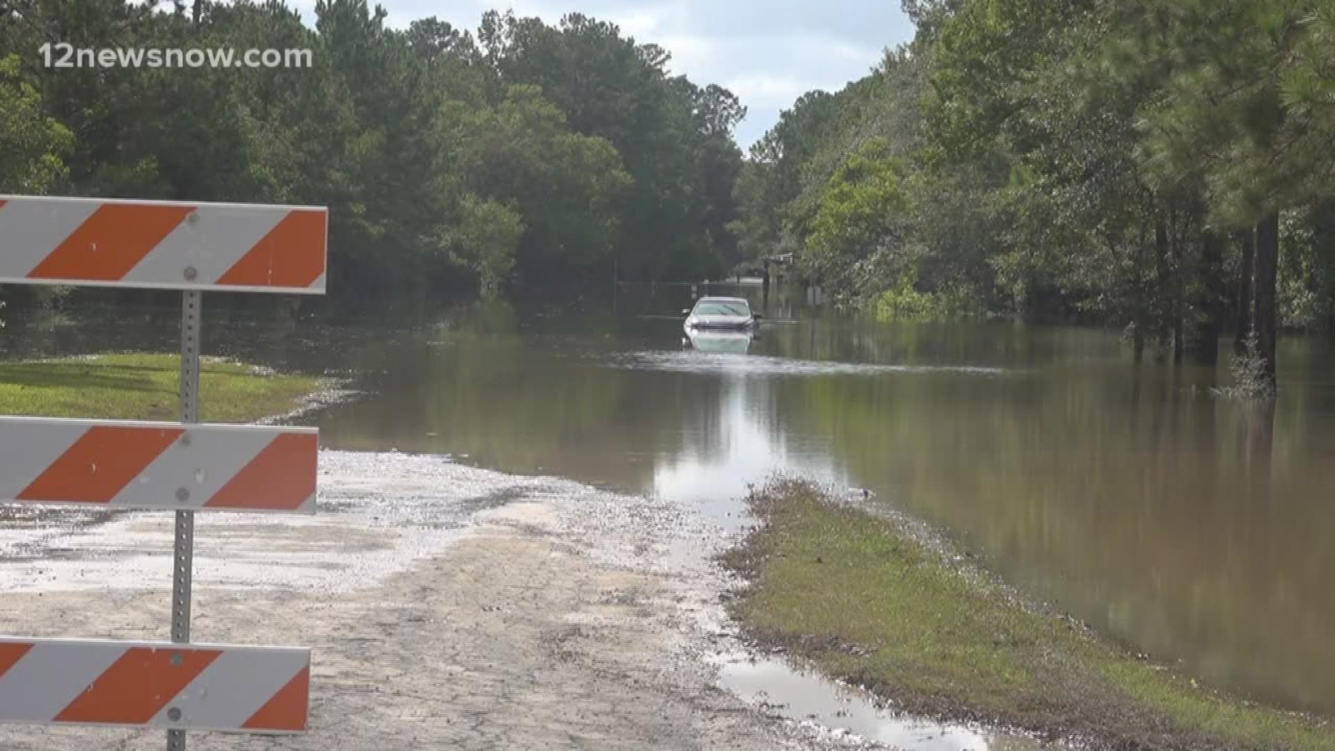 One woman said her family is moving out of their home after Imelda swept through just two years after Harvey.