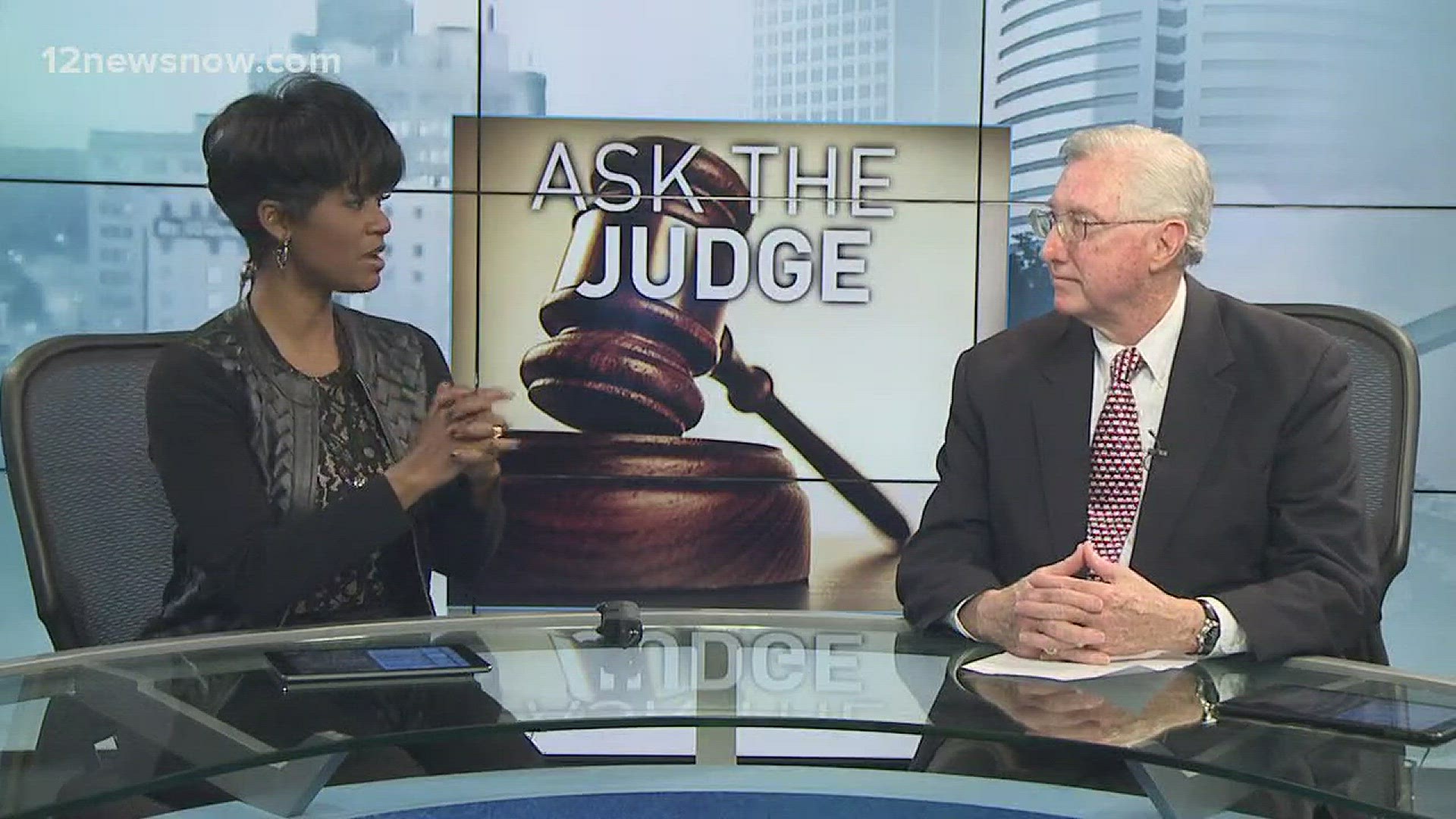We answer your legal questions Wednesdays on 12News at 5. Submit your questions at 12NewsNow.com/AskTheJudge