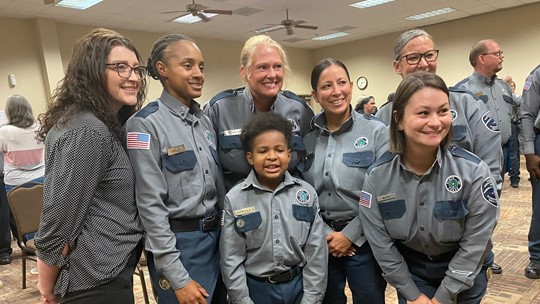 Devarjaye Daniel sworn in as TDCJ correctional officer | 12newsnow.com