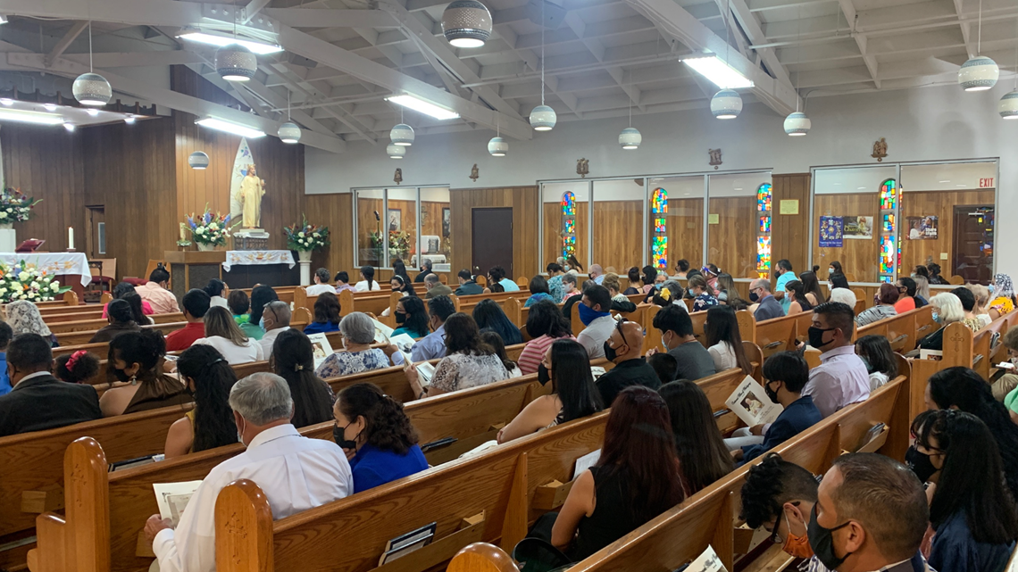 Mass at Beaumont church for Father Luis Urriza s 100th birthday