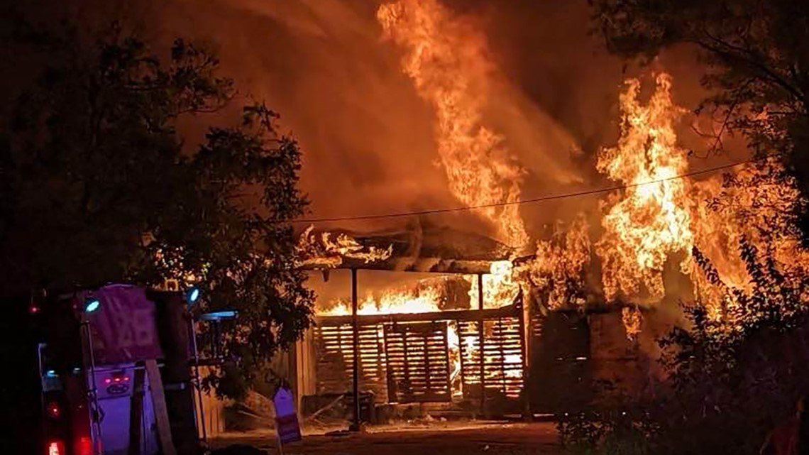 Beaumont firefighters battle blaze at former electrical warehouse