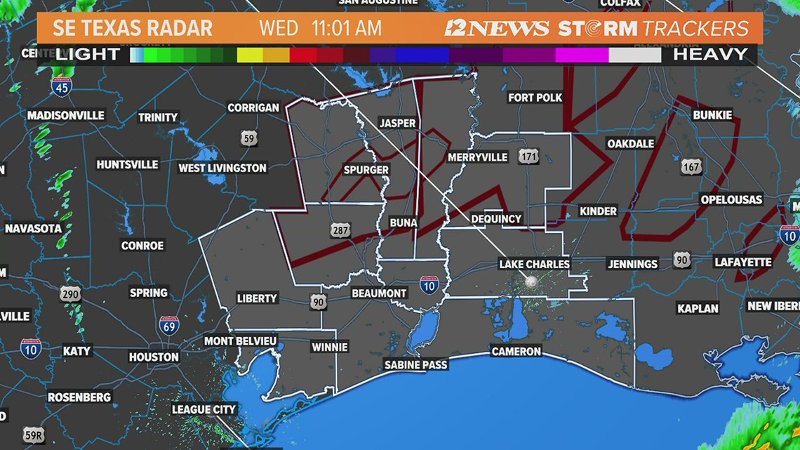 Severe overnight storms across Southeast Texas | 12newsnow.com