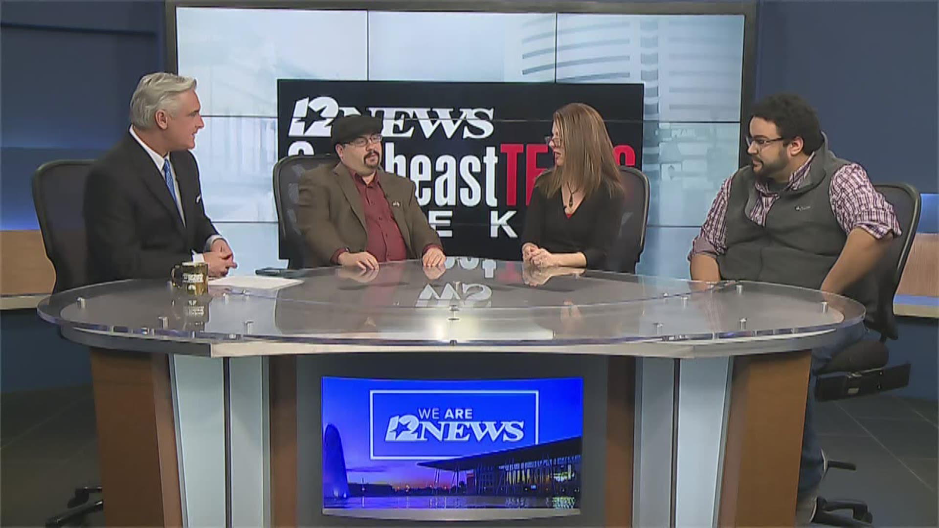 Southeast Texas Weekly is a political round table featuring Southeast Texans. 12News' Kevin Steele hosts along with guests, Michael Lindsay, Kent Batman, Jeff Lewis, Louis Ackerman, Kristy Wendler, David Covey & Fernando Ramirez