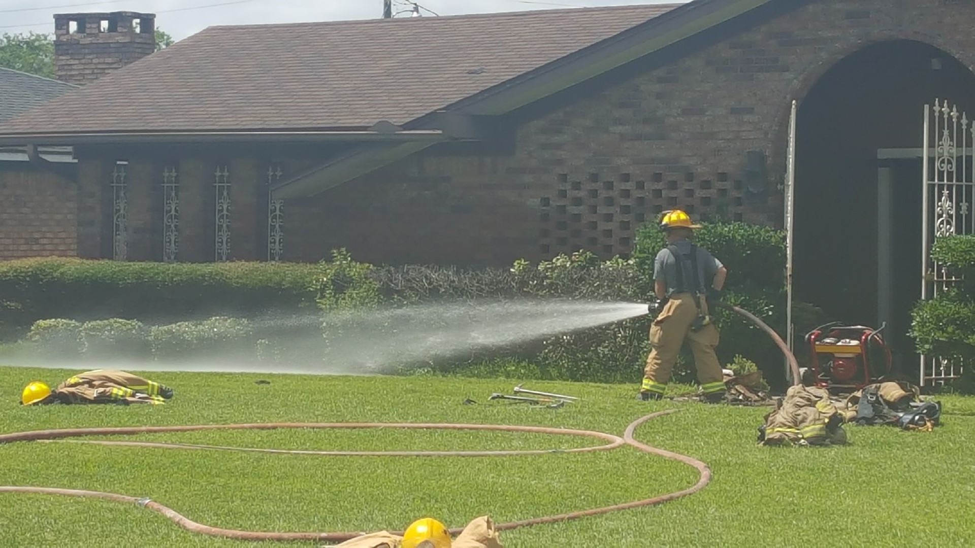 Beaumont Man Escapes Burning Home