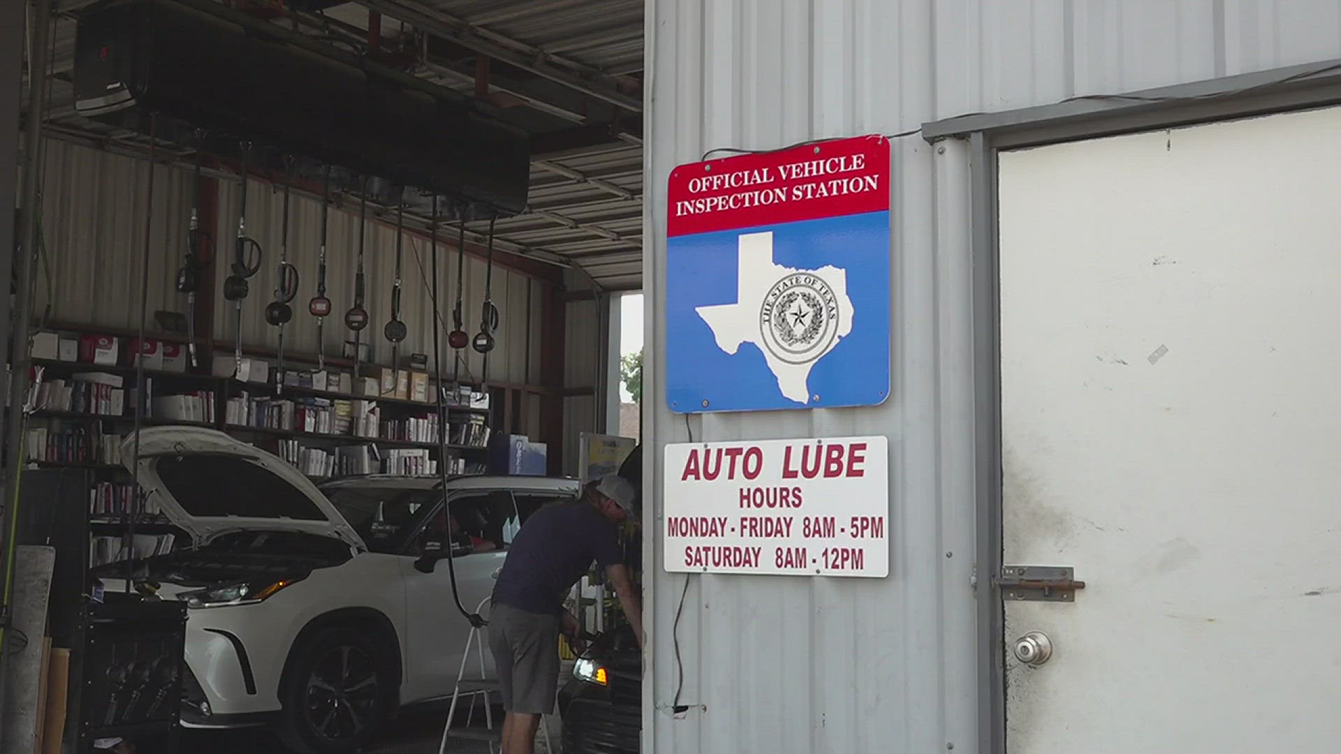 Owner of Auto Lube in Vidor, Brandon Bearden says they do about 30 to 40 inspections a day. Annual check-ups are a huge part of his business.