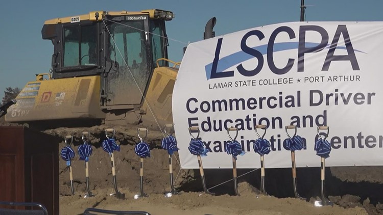 New Lamar State College Port Arthur CDL training facility to bring jobs to Southeast Texas