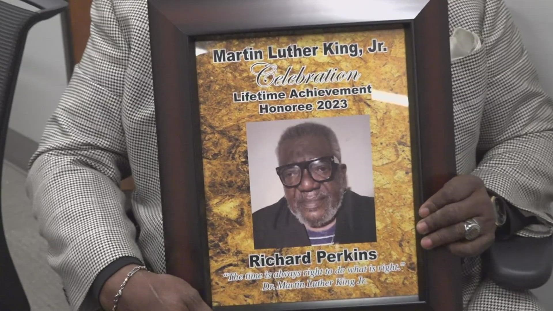 Singing for Dr. Martin Luther King Jr. was just the start of Richard Perkins' long and prosperous career.