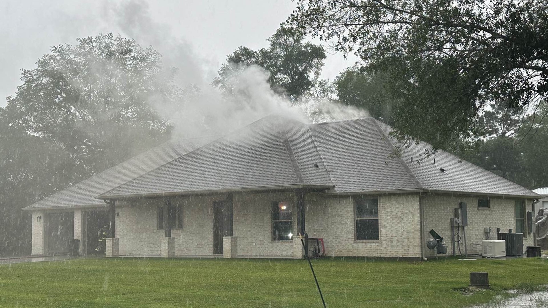 The home sustained smoke and water damage but no inquires were reported.