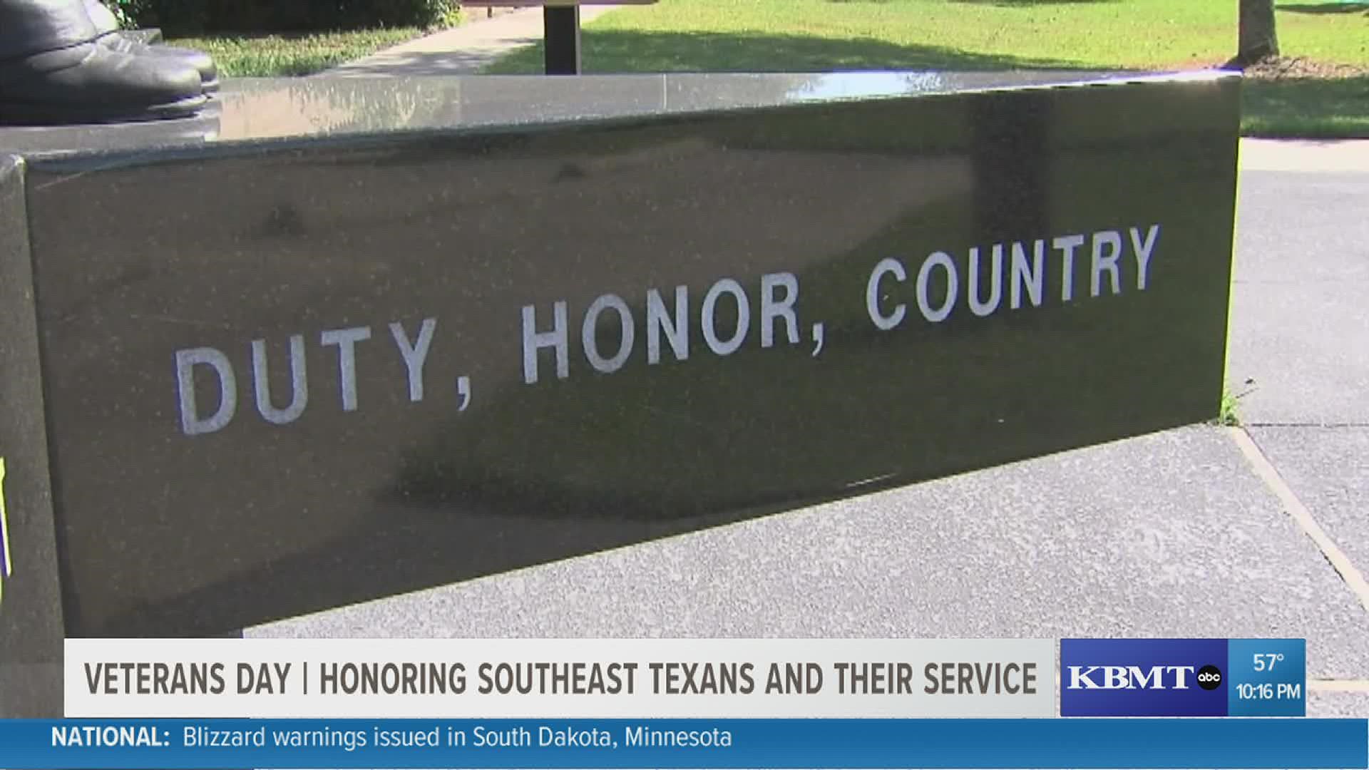 Ceremonies were held across the nation, from DC to right here in Beaumont.