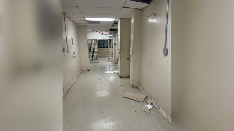 Images Show Damage Left Behind From Inmate's Escape Attempt | 12newsnow.com