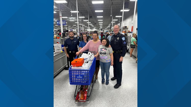 BPD go on Academy shopping spree for Blue Santa 12newsnow