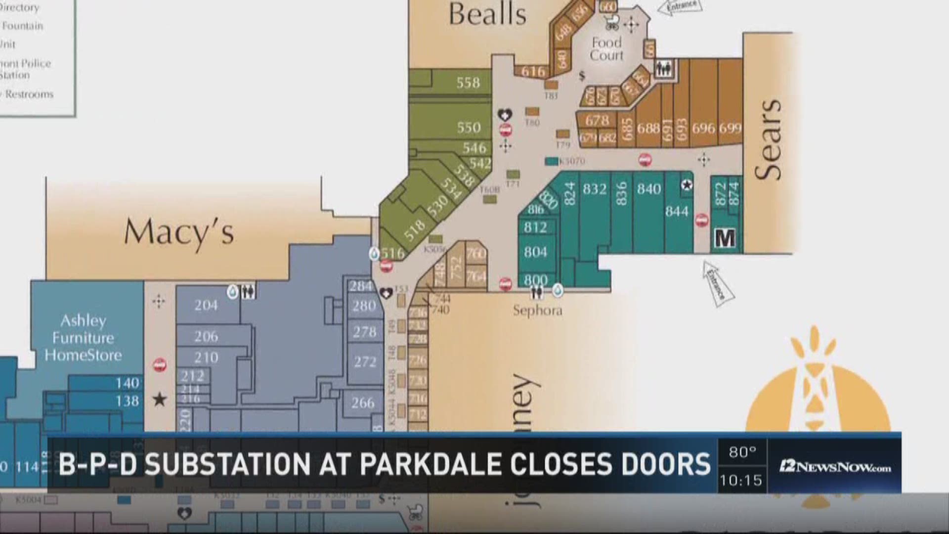 Beaumont Police Department substation closing doors at Parkdale Mall