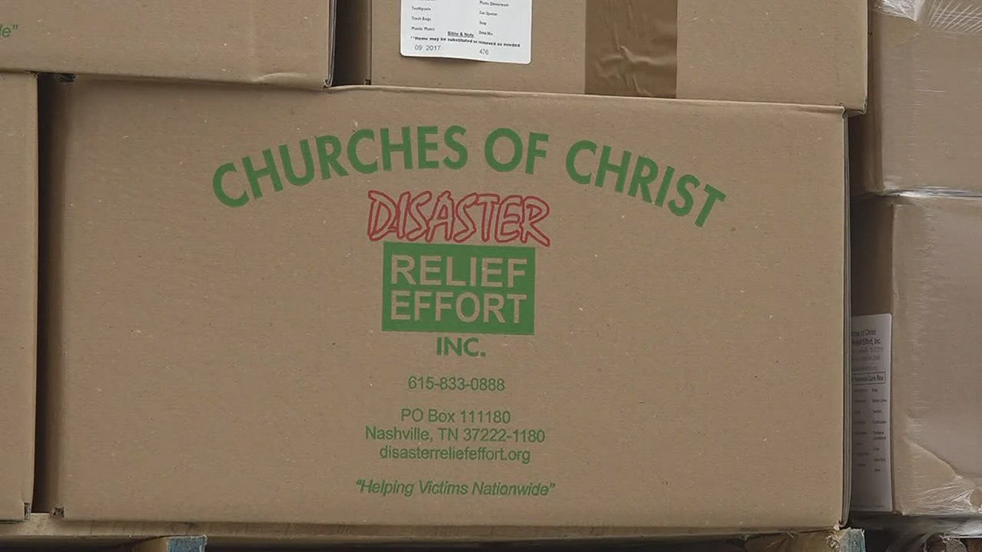 Residents in Pine Forest received boxes full of hygiene supplies thanks to the Cajun Special Forces