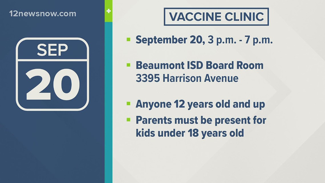 Beaumont ISD hosting vaccine clinic for staff students and community